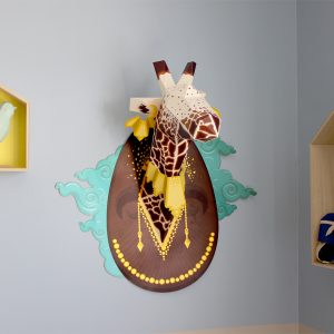 Girafe en papier 3D