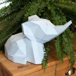 Éléphant « Babies » en papier 3D