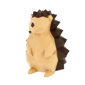 Hérisson en papier 3D