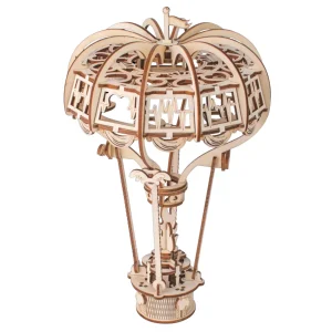 Montgolfière en bois