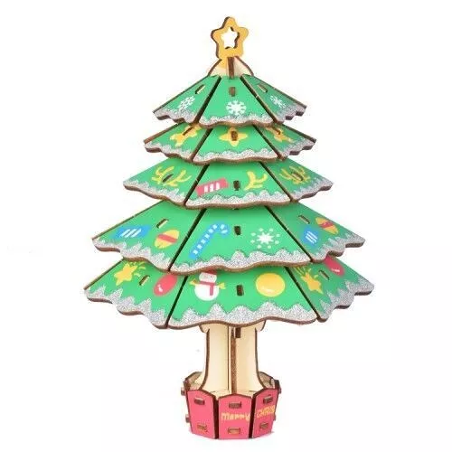 Sapin de noël en bois – Image 3