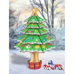 Sapin de noël en bois